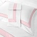  Элитное постельное белье Sharmes Prime белый/нежно-розовый