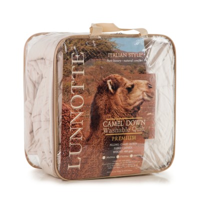 Пуховое одеяло Lunnotte Premium Camel 