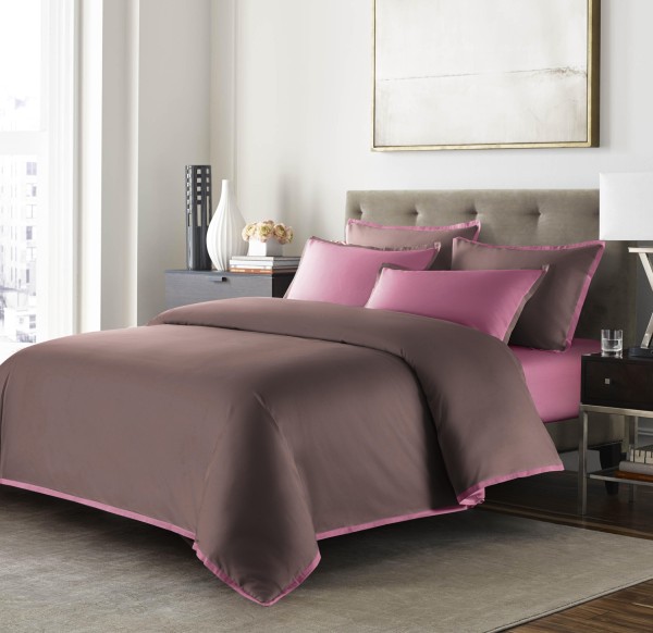  Элитное постельное белье Sharmes Coctail терракотовый/темно-розовый
