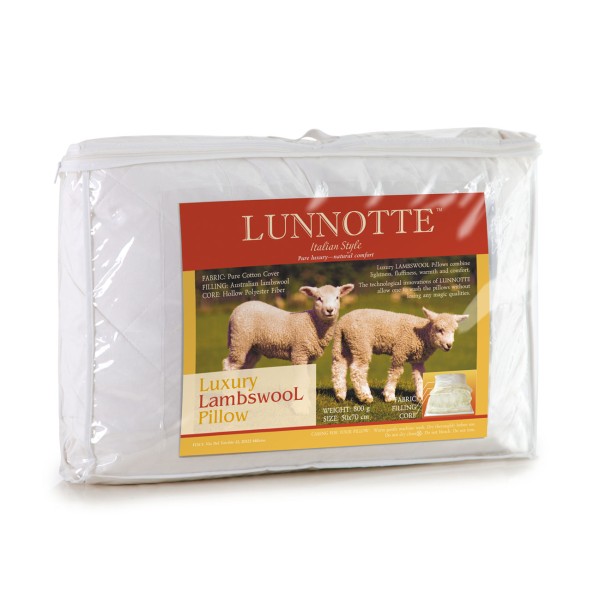 Подушка из шерсти ягнёнка Lunnotte Premium