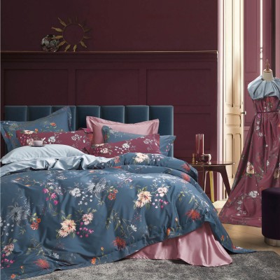 Элитное постельное белье Sharmes Aster Blue